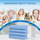 Hondendeken Incontinentie – Hoogabsorberende Wasbare Onderlegger Blauw - Duke & Scoop