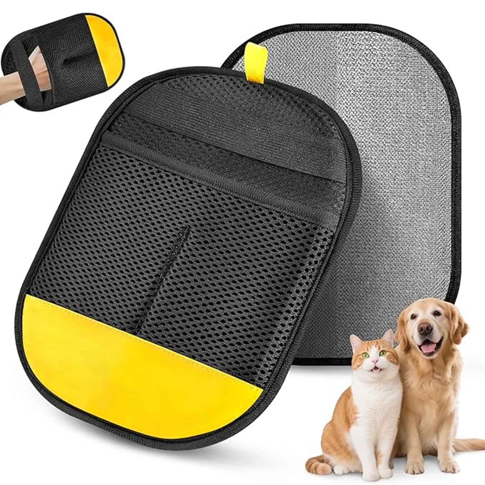 Hondenharen Verwijderen Handschoen – Efficiënte Haar Verwijderaar voor Meubels & Kleding - Duke & Scoop