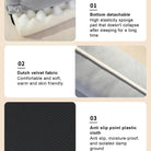 Hondenmand - Afneembaar - Kattenmandje Fluweel en Zacht - Duke & Scoop