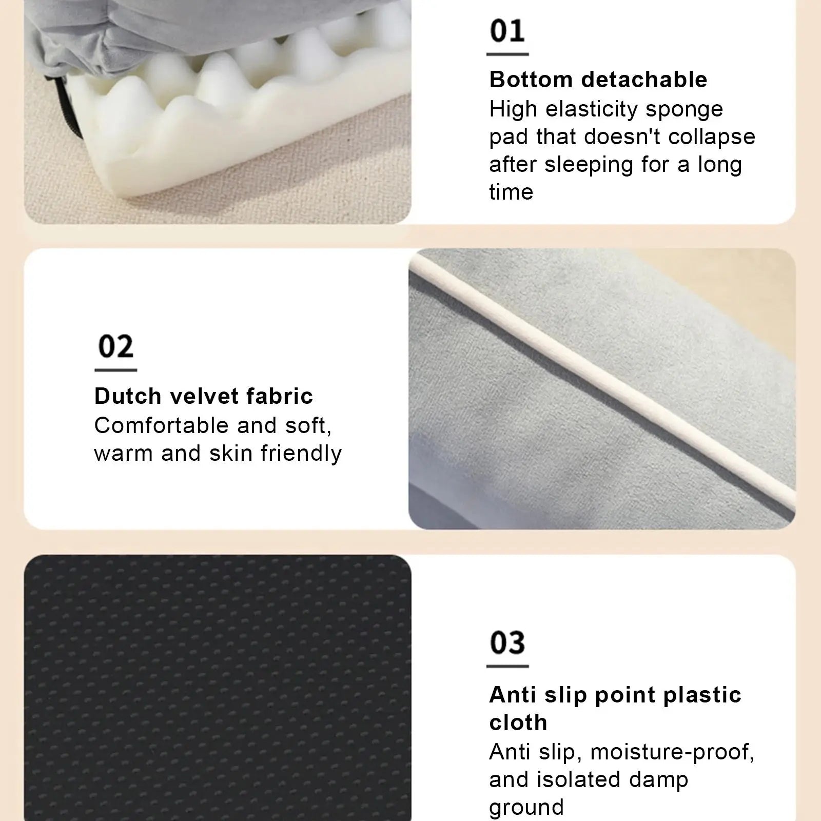 Hondenmand - Afneembaar - Kattenmandje Fluweel en Zacht - Duke & Scoop