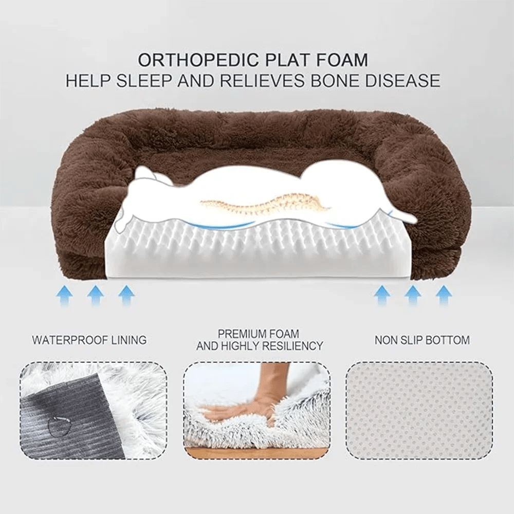 Hondenmand Orthopedisch - Kattenmand – Comfortabele Wasbare Luxe Mand - Duke & Scoop
