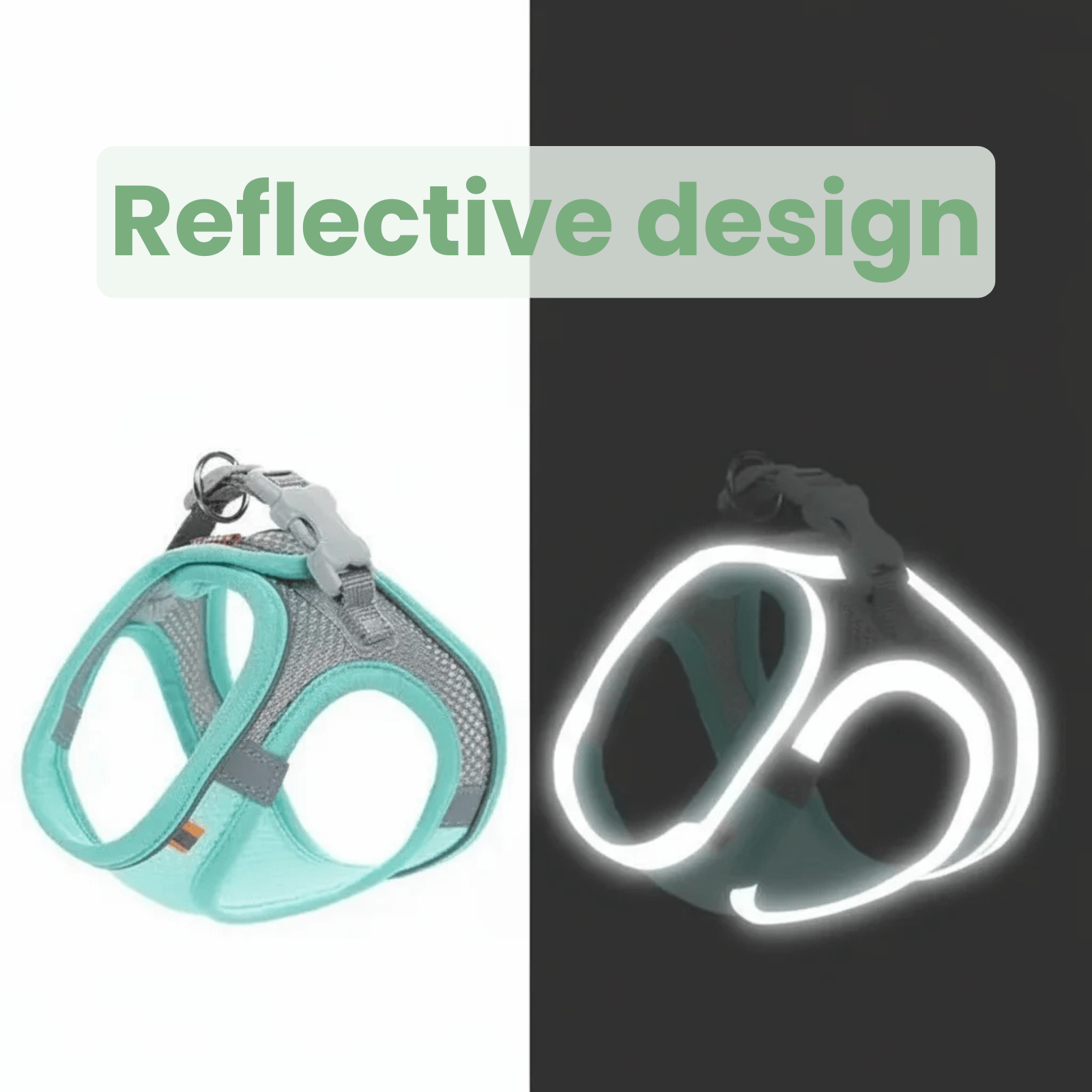 Hondentuig Ademend Hondenharnas – Verstelbaar Tuigje Voor Katten & Honden - Duke & Scoop