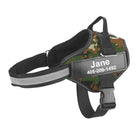 Hondentuig Gepersonaliseerd Reflecterend – Verstelbaar Nylon Hondenharnas - Duke & Scoop
