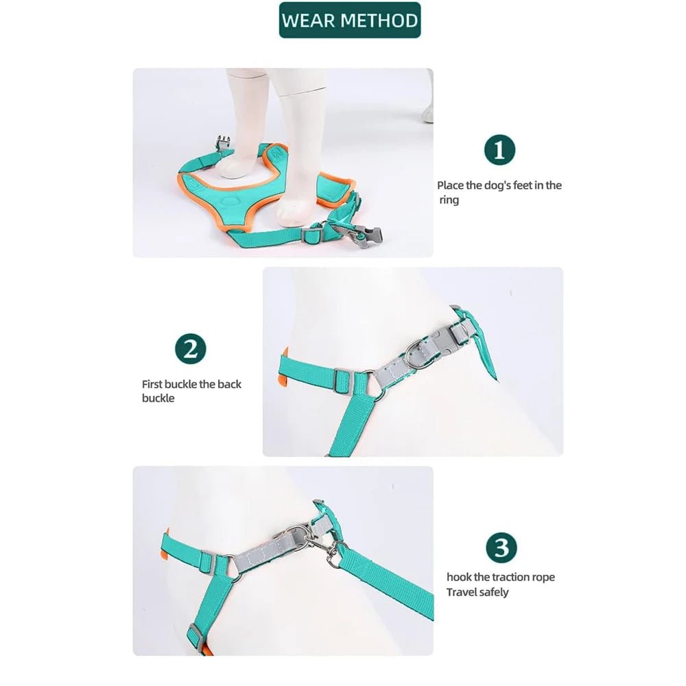 Hondentuig Reflecterend – Comfortabel Nylon Harnas voor Wandelen - Duke & Scoop