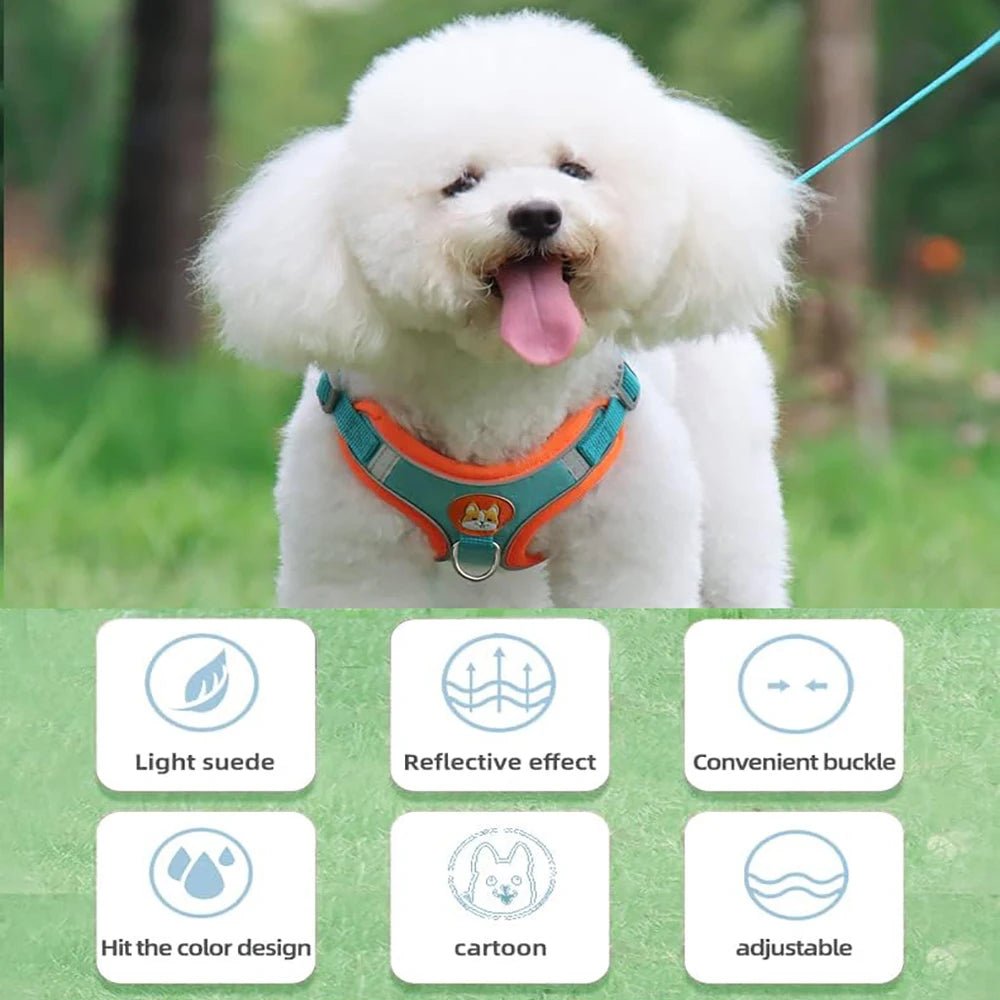 Hondentuig Reflecterend – Comfortabel Nylon Harnas voor Wandelen - Duke & Scoop