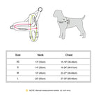 Hondentuig Verstelbaar – Nylon Gewatteerd Comfort - Tuigje voor Wandelen Honden - Duke & Scoop