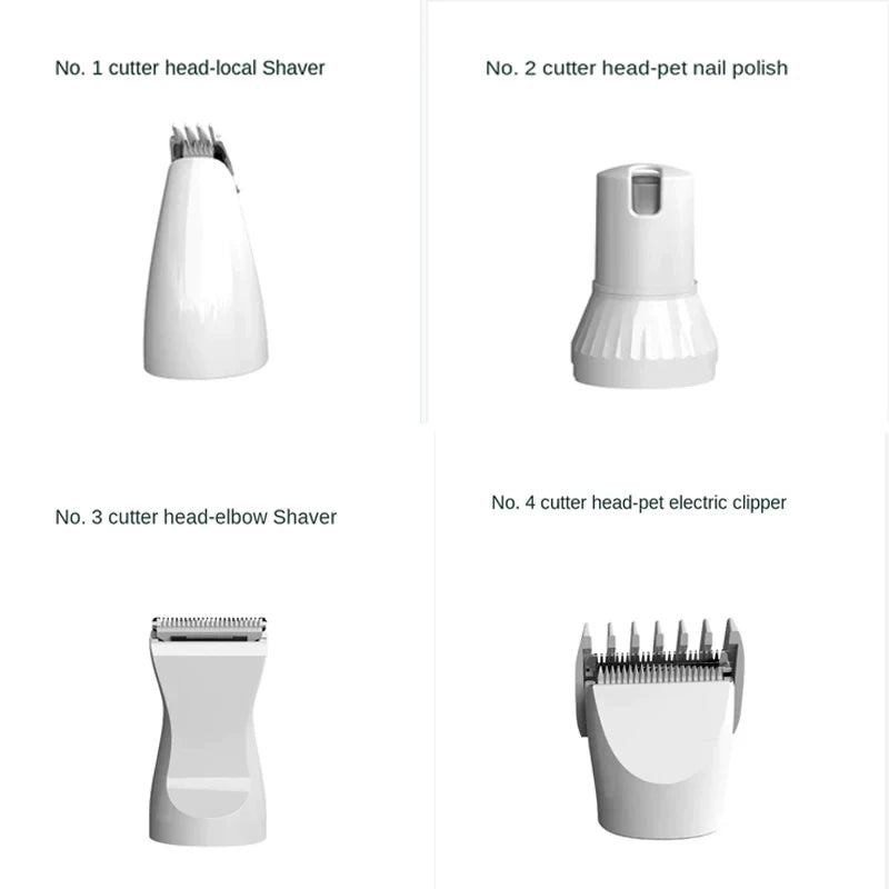 HuisdierHeld – 4 - in - 1 Hondentondeuse & Verzorgingsset - Duke & Scoop