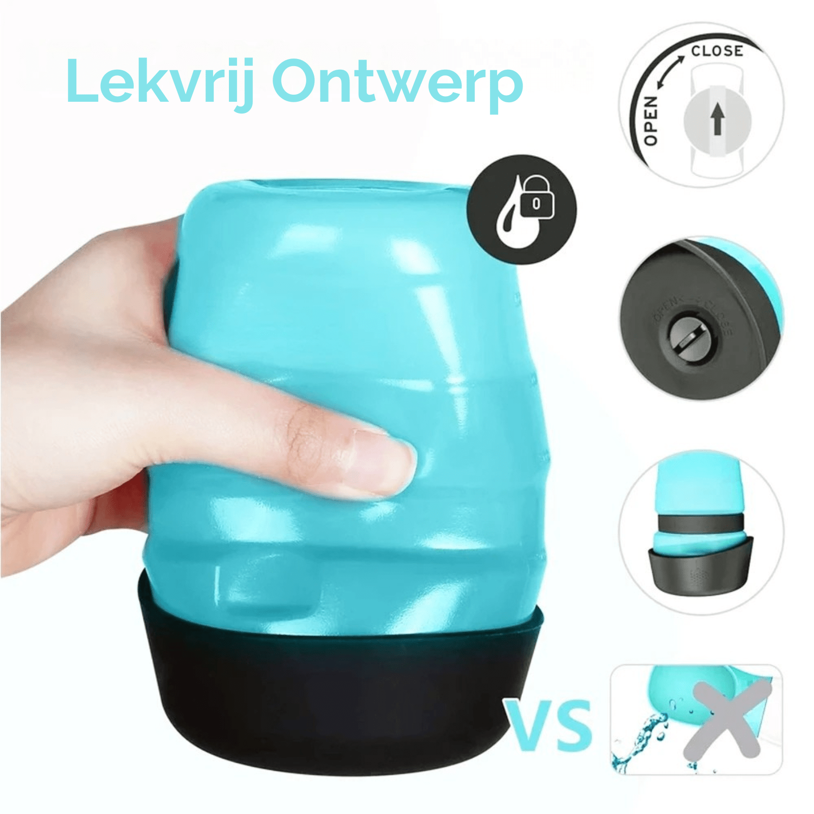 Hydrator – 500ml Reis Waterfles - Duke & Scoop