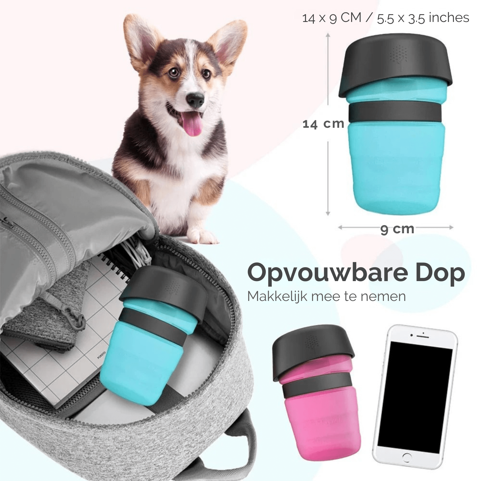 Hydrator – 500ml Reis Waterfles - Duke & Scoop