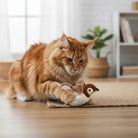 Interactief Speelgoed Kat – Knuffel Kat Vogel Speelgoed Met Geluid en Beweging - Duke & Scoop