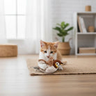 Interactief Speelgoed Kat – Knuffel Kat Vogel Speelgoed Met Geluid en Beweging - Duke & Scoop