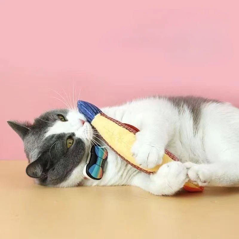 Interactief Vis Speelgoed Kat Met Kattenkruid – Kauwspeeltje Voor Tandenreiniging - Duke & Scoop