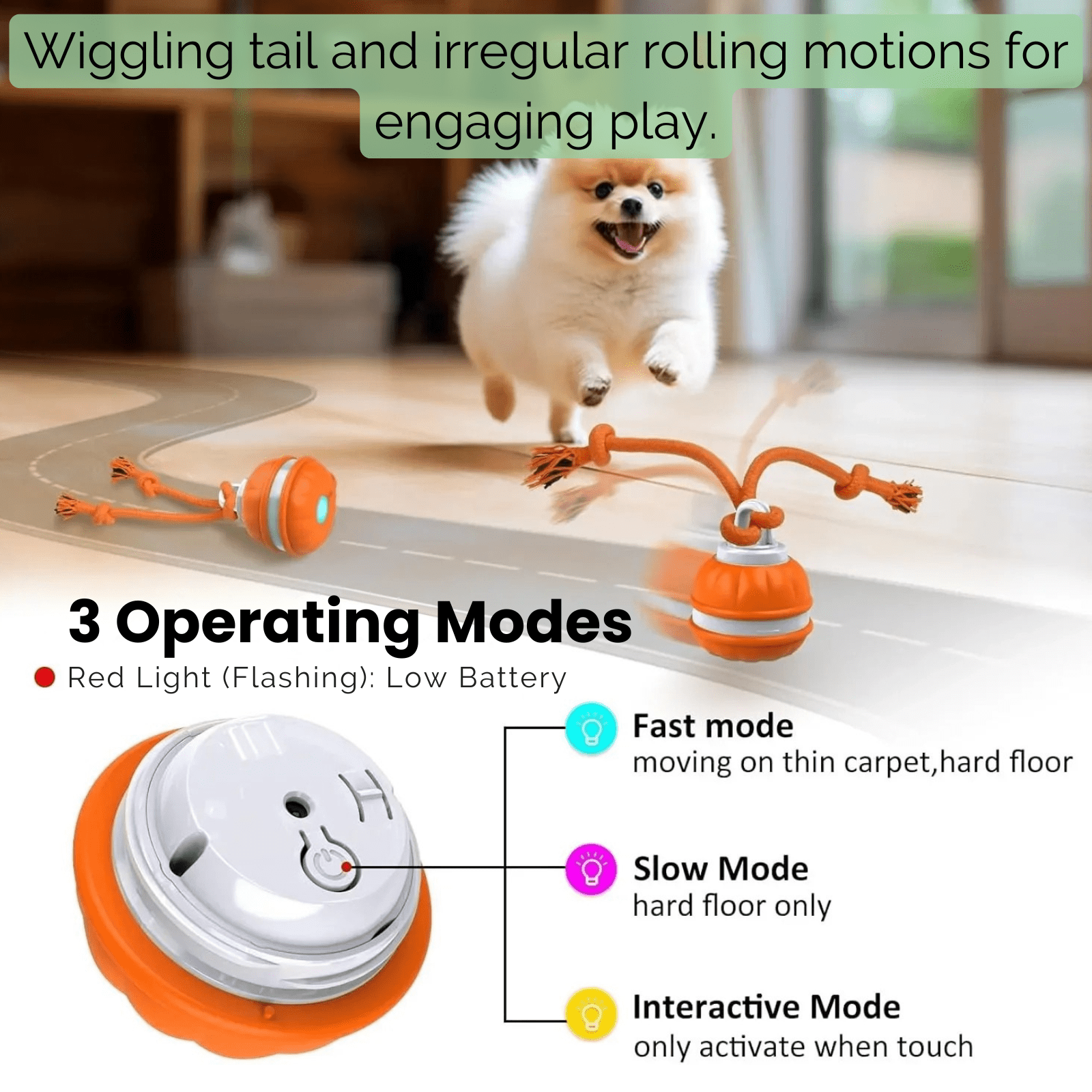 Interactieve Automatische Speelbal voor Honden - Duke & Scoop