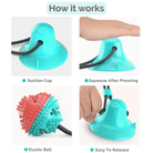 Interactieve Hondenbal met Zuignap & Touw - Duke & Scoop