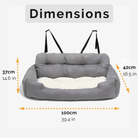 Katoenen Autostoelhoes voor Honden en Katten - Duke & Scoop