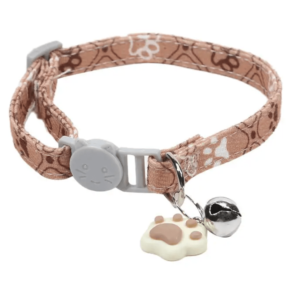 Kattenhalsband met Schattige Pootafdruk - Duke & Scoop