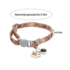 Kattenhalsband met Schattige Pootafdruk - Duke & Scoop