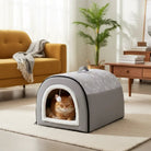 Kattenmand en Hondenmand Warm – Pluche Slaapplek met Memory Foam Ondersteuning - Duke & Scoop