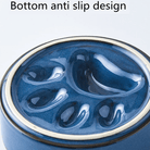 Keramische Anti - Schrok Voerbak met Hondenpoot - Duke & Scoop