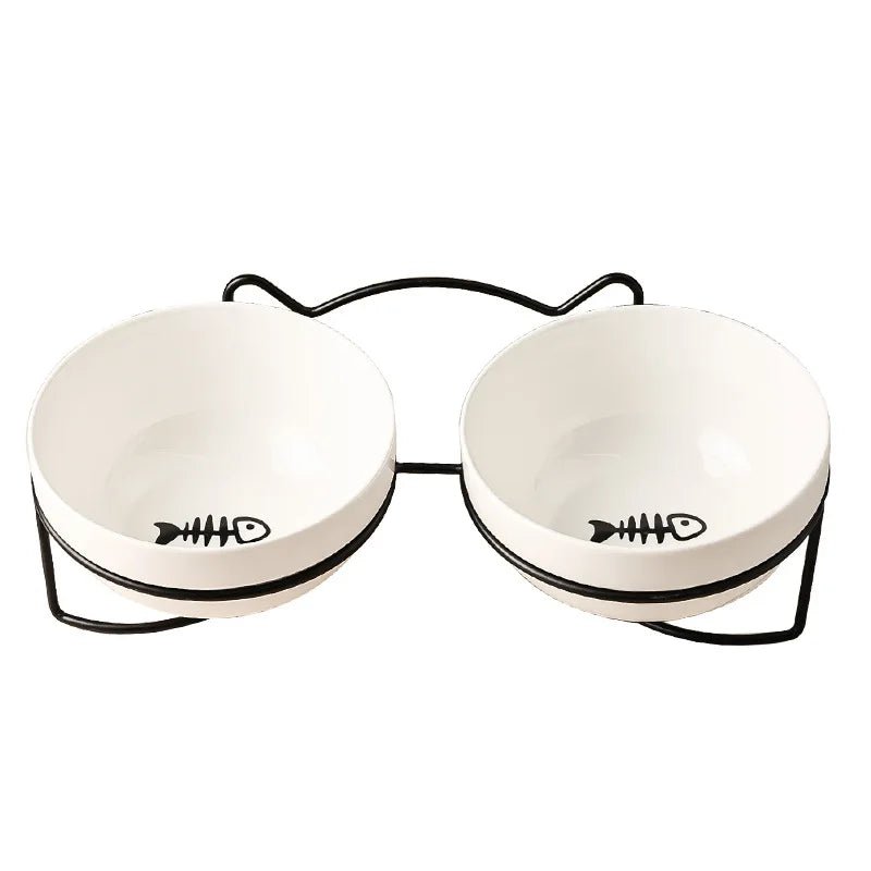 Keramische Drink - en Voerbak met Standaard - 500 ML - Duke & Scoop