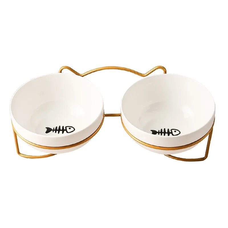 Keramische Drink - en Voerbak met Standaard - 500 ML - Duke & Scoop