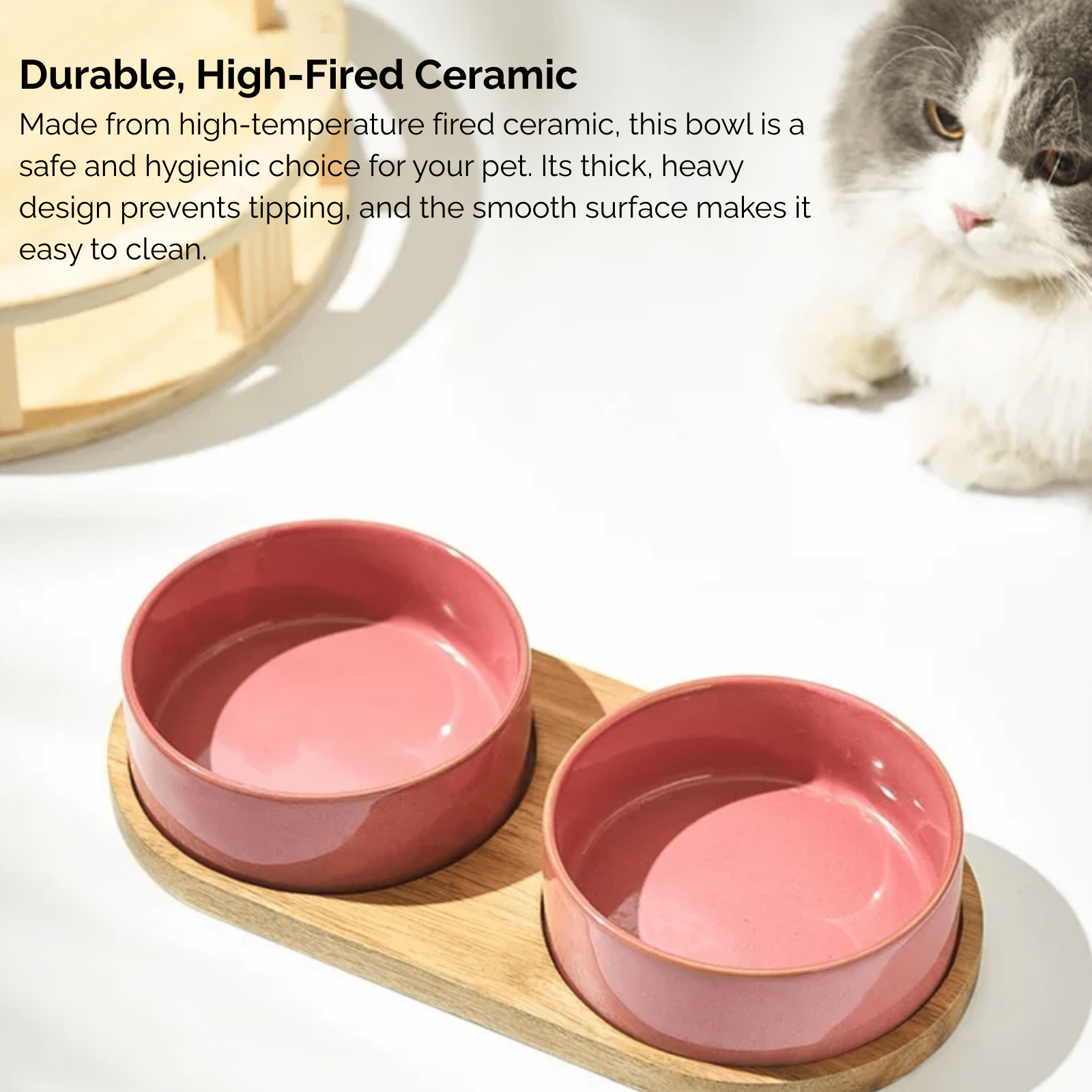 Keramische Honden - en Kattenvoerbak - Duke & Scoop