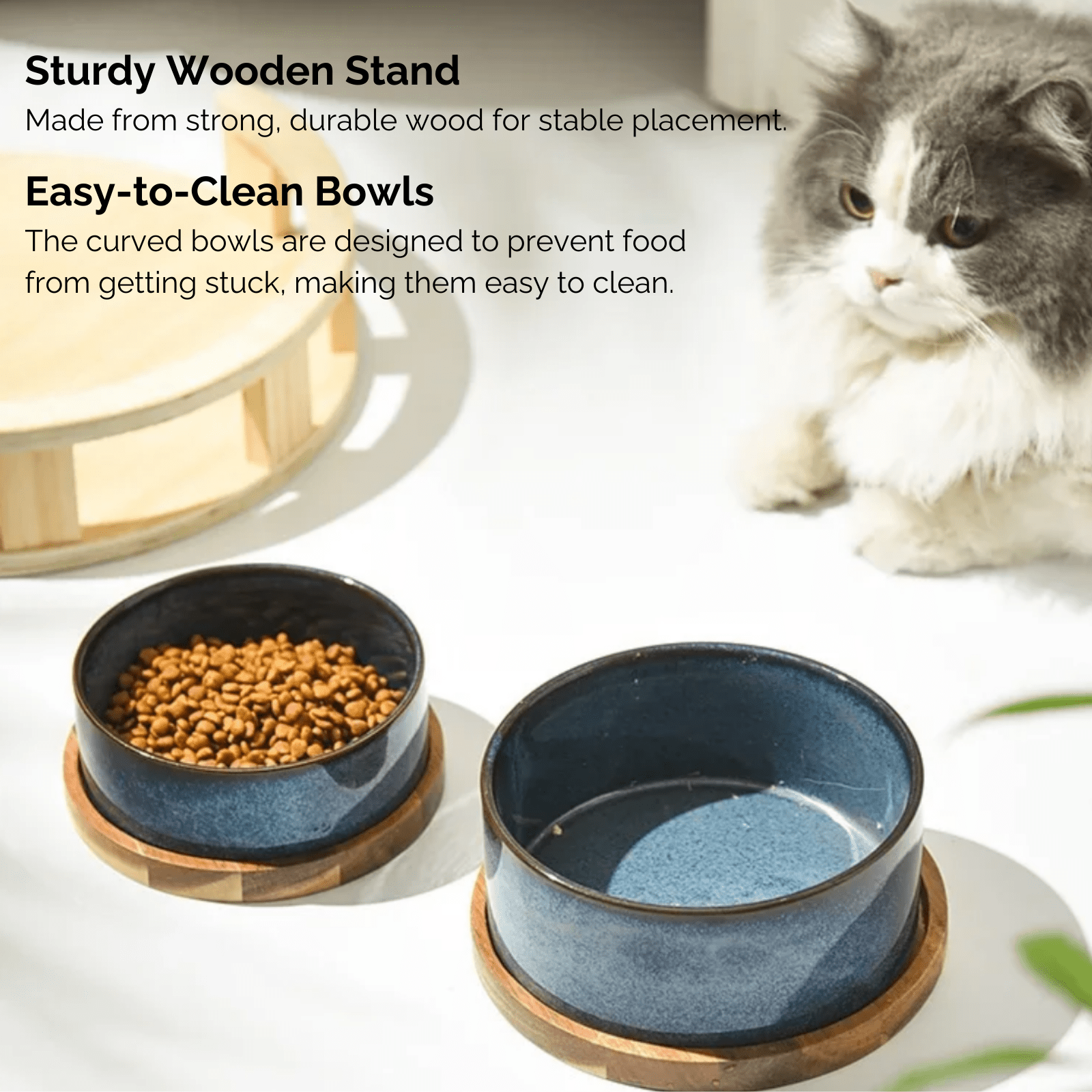 Keramische Honden - en Kattenvoerbak - Duke & Scoop