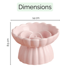 Keramische Slowfeeder Bloemvormige Voerbak - Duke & Scoop