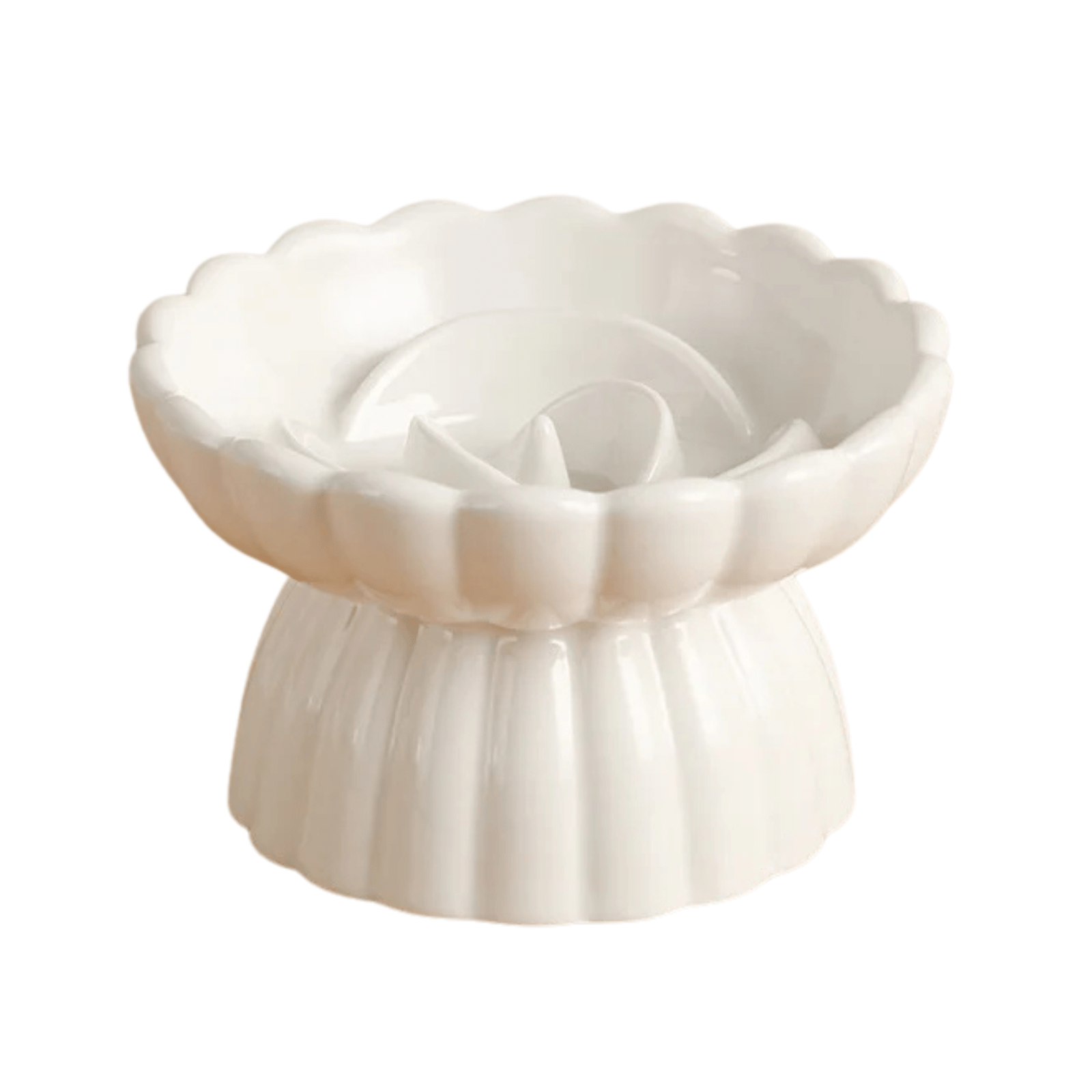 Keramische Slowfeeder Bloemvormige Voerbak - Duke & Scoop