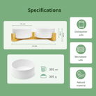 Keramische Voerbak - Set van 2 - Duke & Scoop