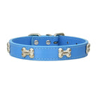 Leren Hondenhalsband met Botdecoratie - Duke & Scoop