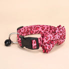 Luxe Halsband met Luipaardprint en Afneembare Strik - Duke & Scoop