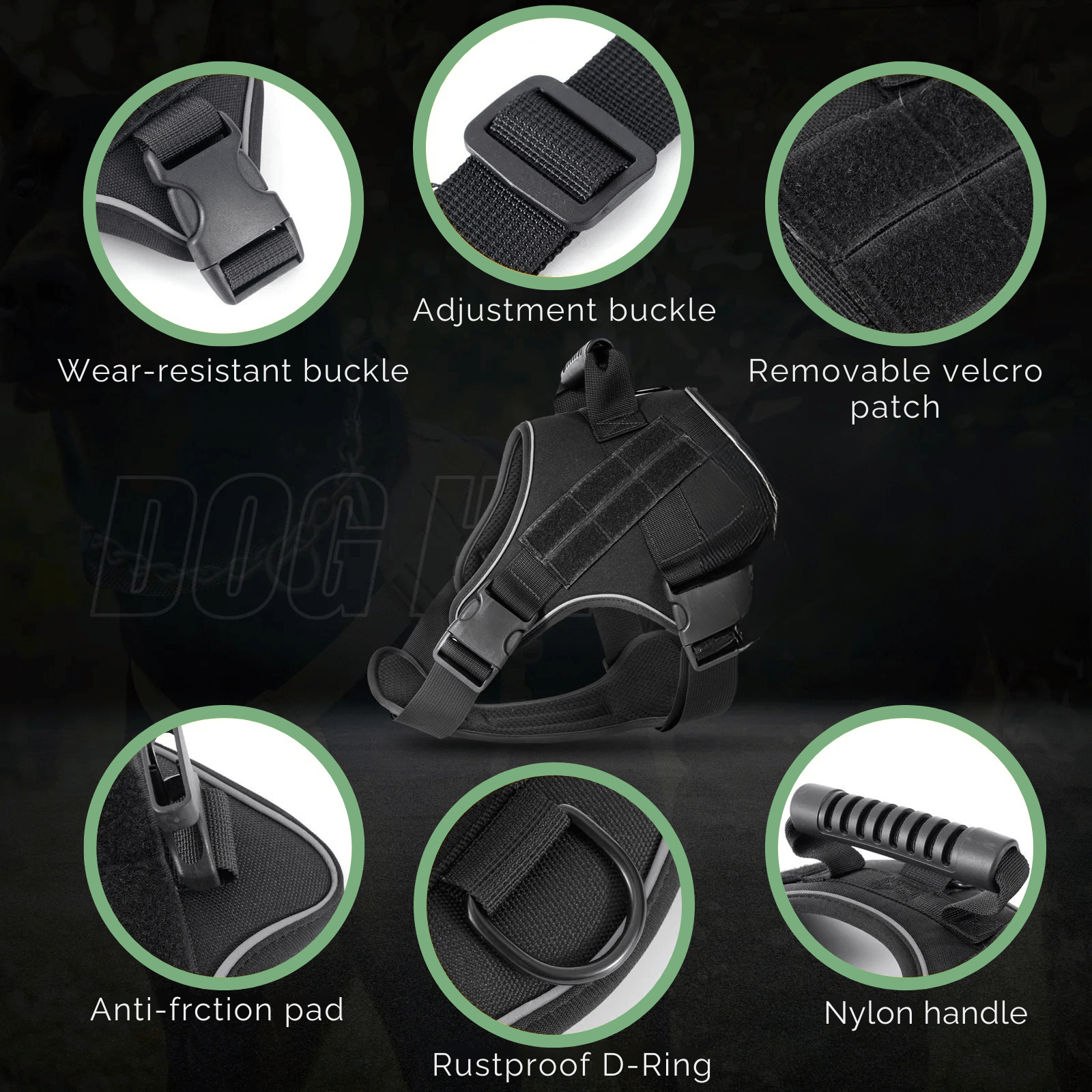 Militaire Trainingstuig voor Grote Hondenrassen - Duke & Scoop