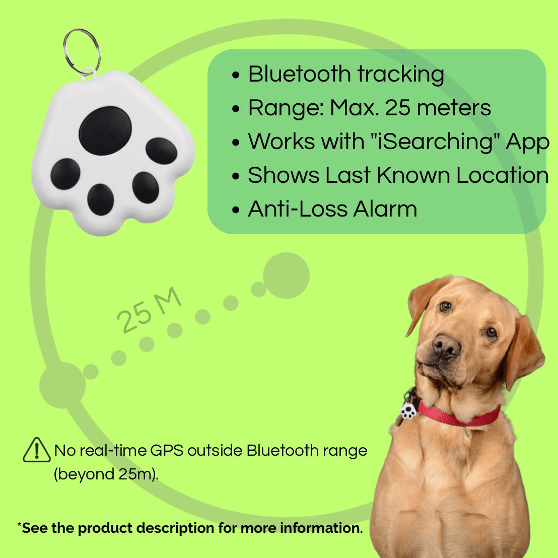 Mini Draadloze GPS Tracker - Duke & Scoop