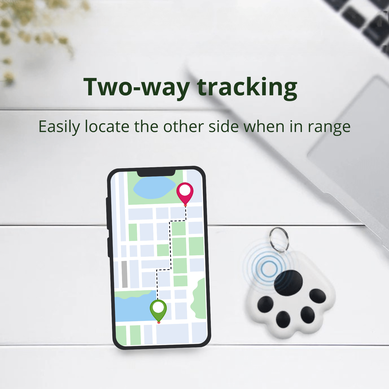 Mini Draadloze GPS Tracker - Duke & Scoop