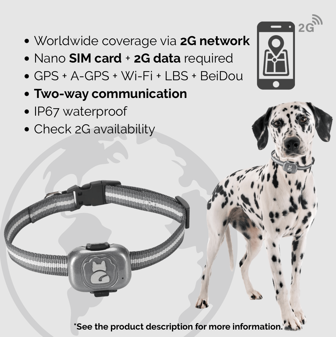Mini GPS Tracker voor Honden en Katten – Waterdicht - Duke & Scoop