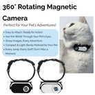 Mini Halsbandcamera met Video & Groothoeklens - Duke & Scoop