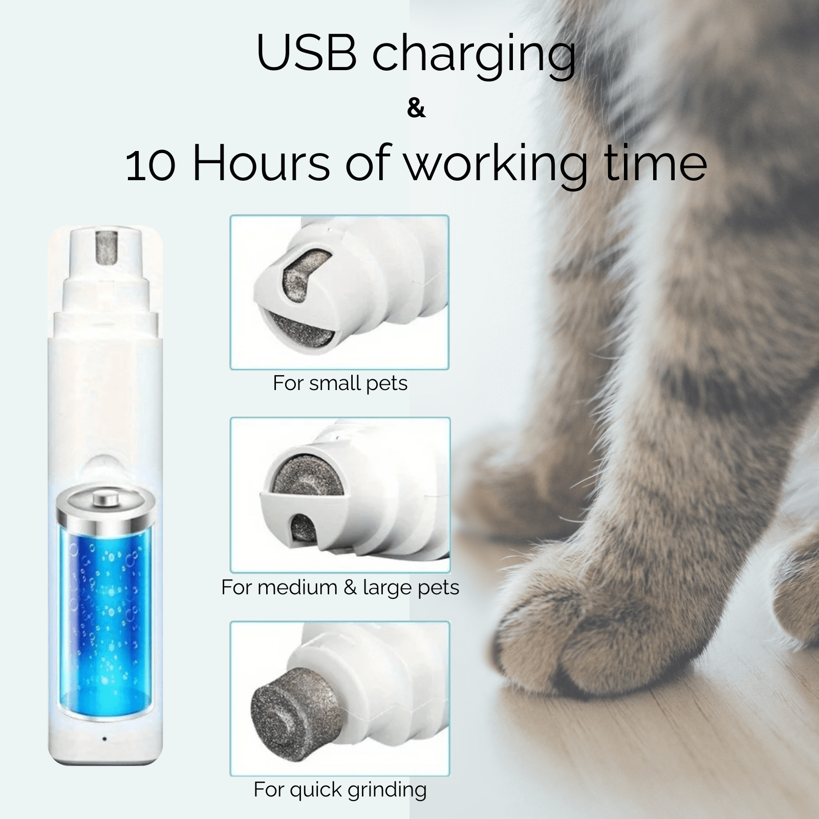 NailCarePro Elektrische Nagelvijl - Duke & Scoop