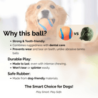 Onverwoestbare Hondenbal Oranje - Duke & Scoop