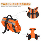 Oranje Zwemvest voor Honden - Duke & Scoop