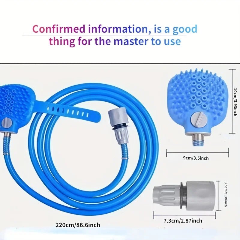 PawShower Verstelbare Water & Schuimsproeier - Duke & Scoop