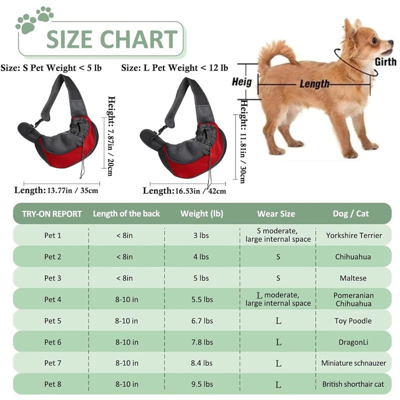 Pet Carry Schoudertas voor Kleine Huisdieren - Duke & Scoop