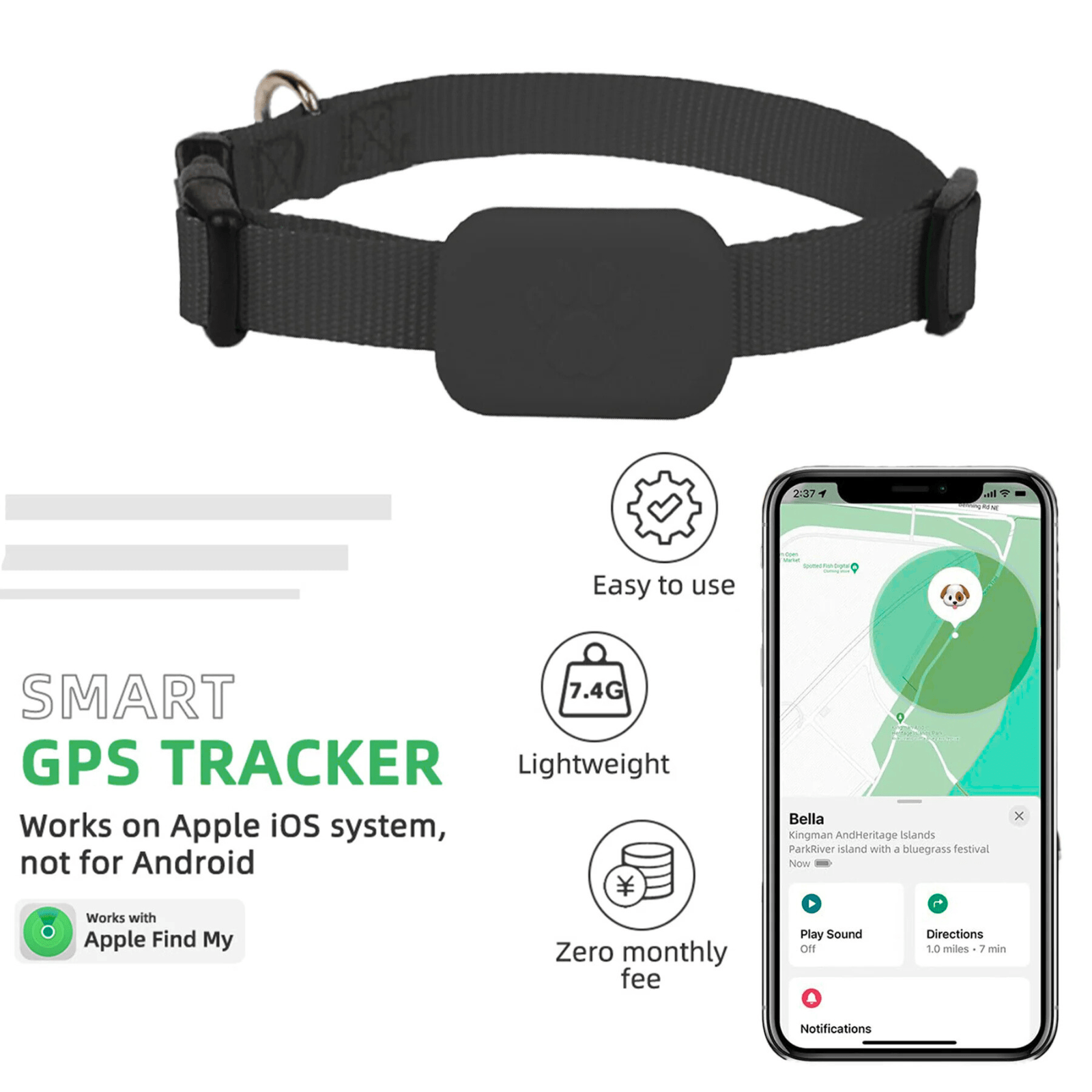 PetTrack - GPS Tracker Voor IOS - Duke & Scoop