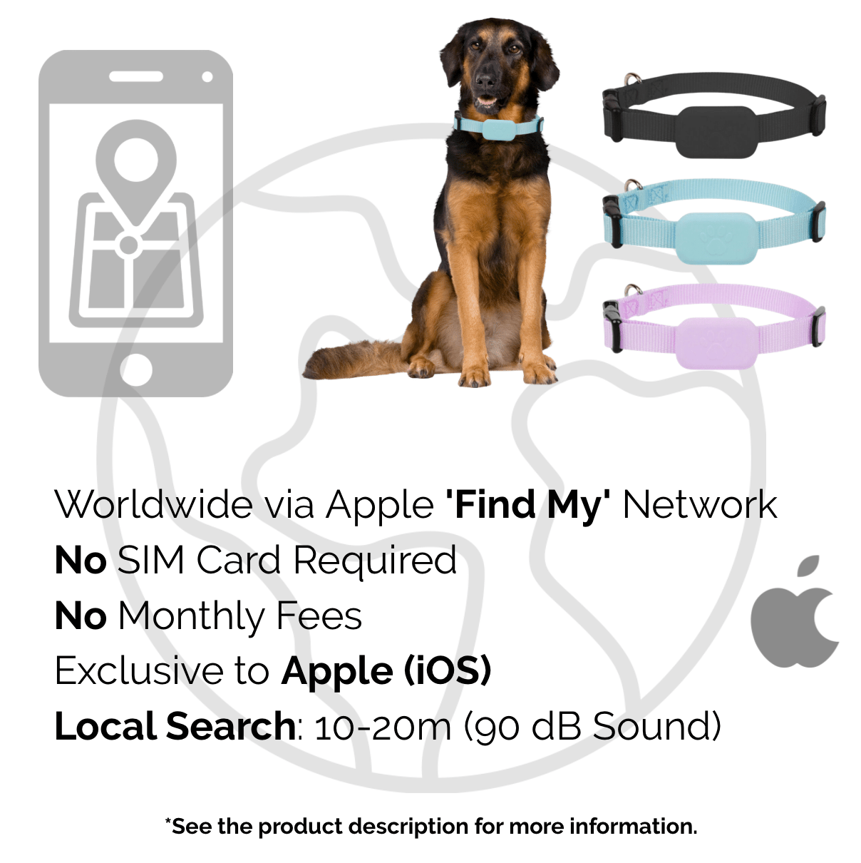 PetTrack - GPS Tracker Voor IOS - Duke & Scoop