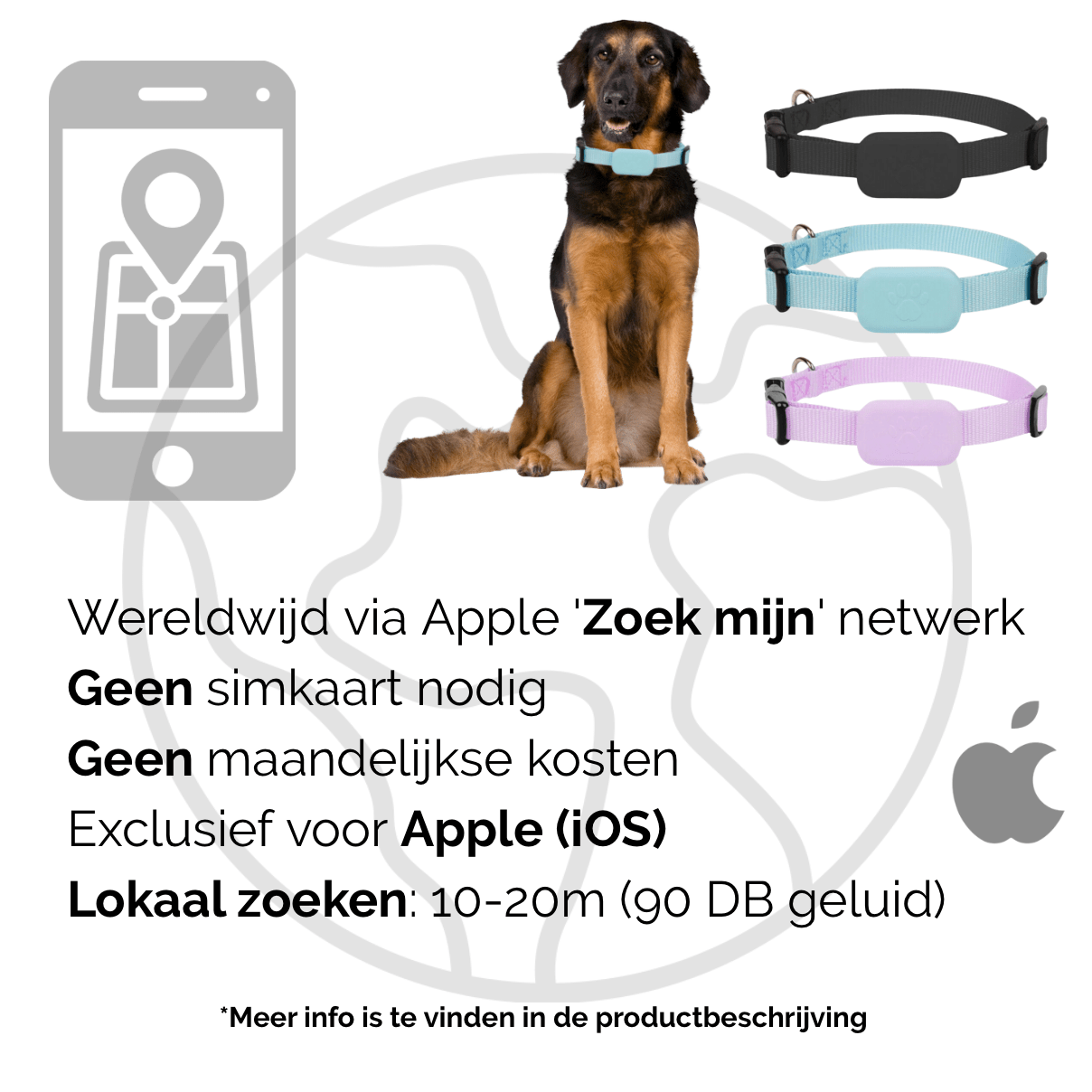 PetTrack - GPS Tracker Voor IOS - Duke & Scoop