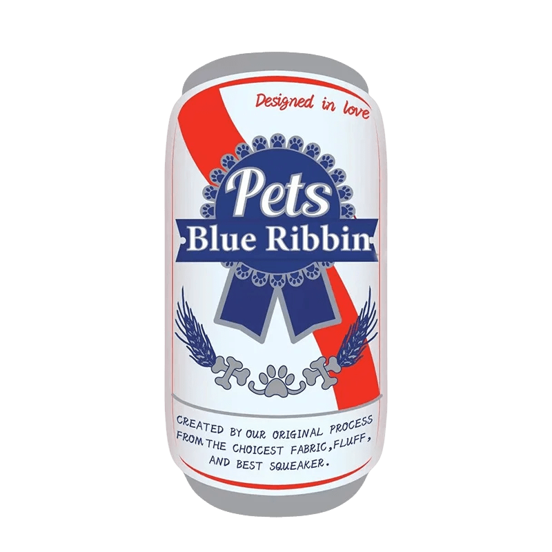 Pluche Hondenblikje Speeltje – Zacht Kauwspeelgoed met Piepgeluid - Duke & Scoop