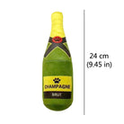 Pluche Hondenspeeltje Drankfles – Piepend Kauwspeelgoed - Duke & Scoop