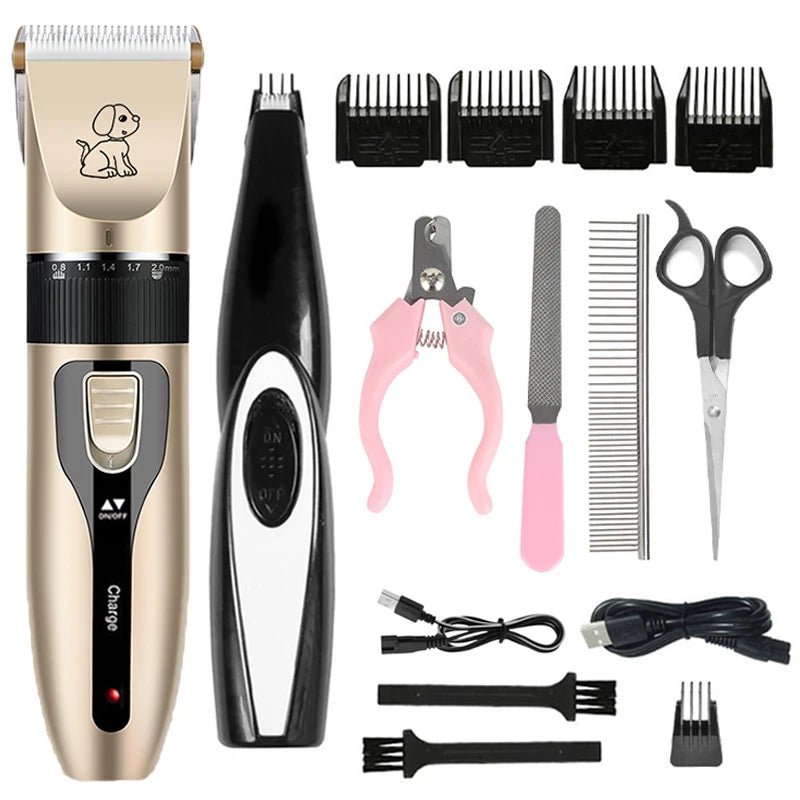Professionele Elektrische Huisdier Trimmer Kit - Duke & Scoop