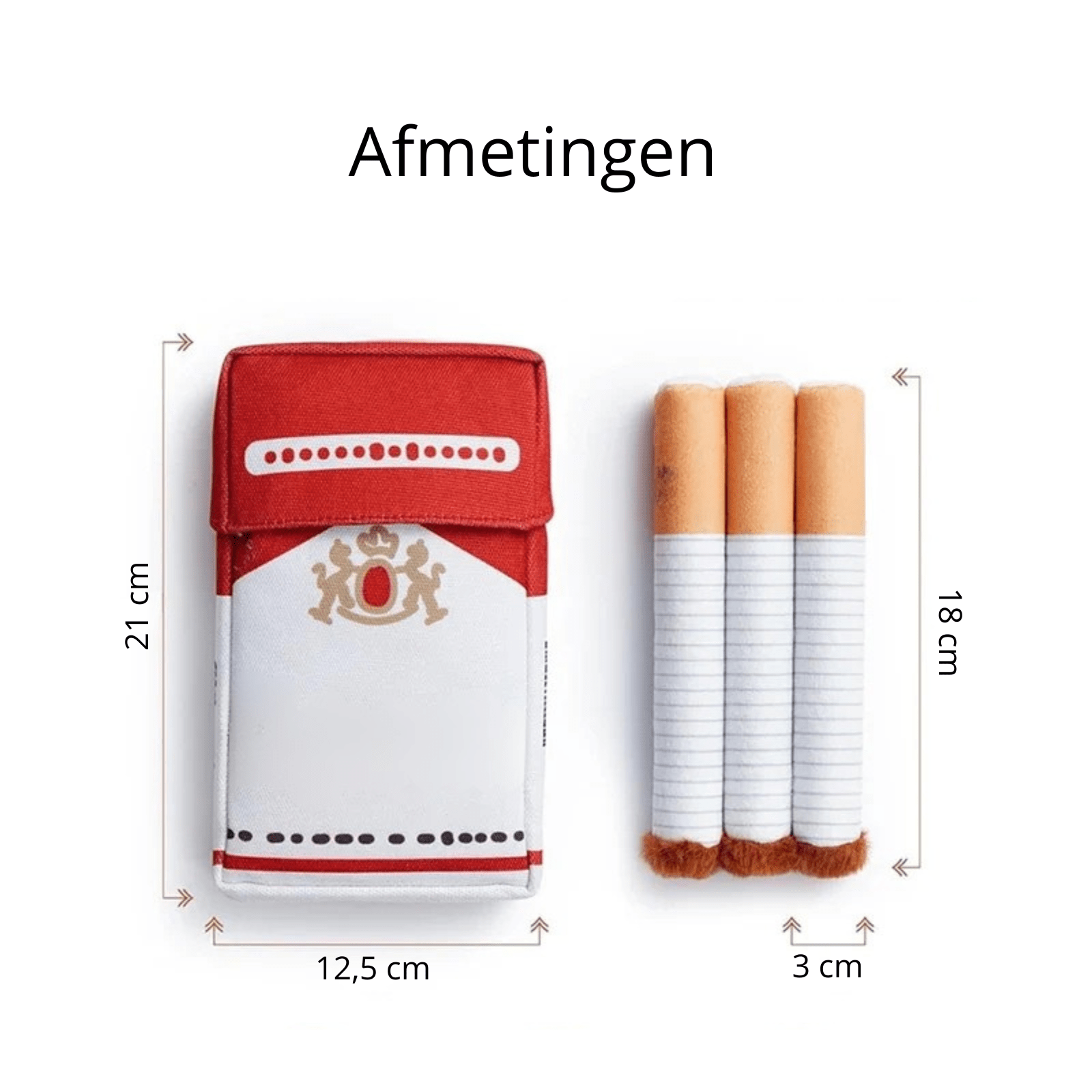 PuffPlay - Pluche Speelgoed Sigaret - Duke & Scoop