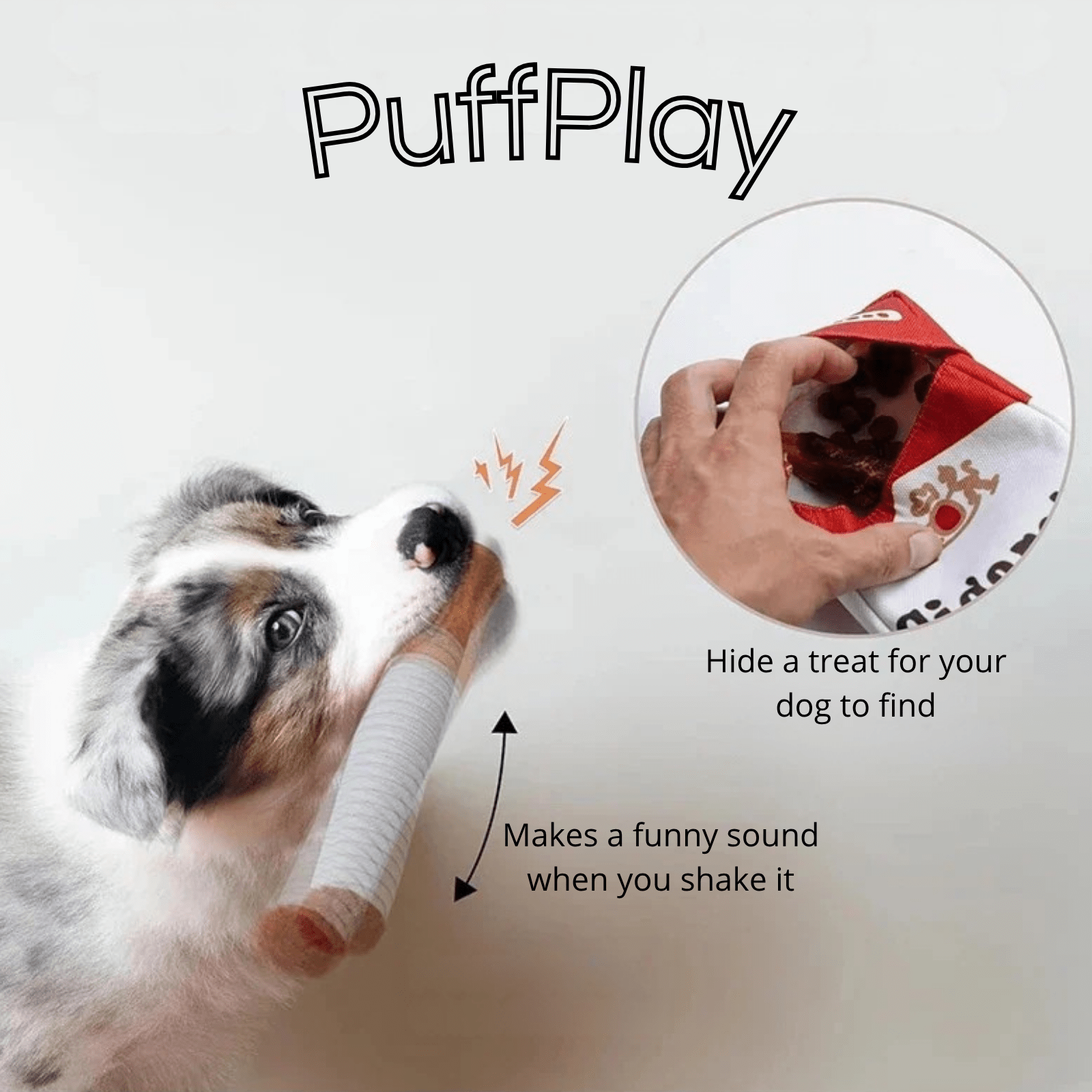 PuffPlay - Pluche Speelgoed Sigaret - Duke & Scoop